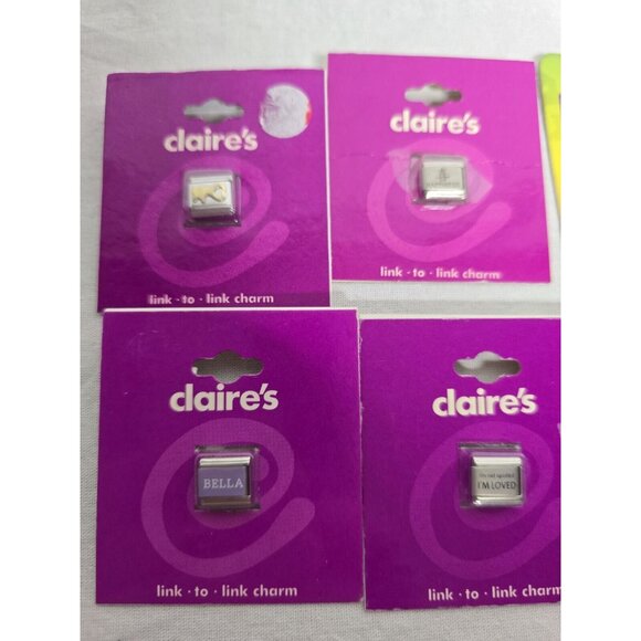 Italian Charms Lot Of 11 Charms- Claire's, Kool Charmz And More - Picture 2 of 12